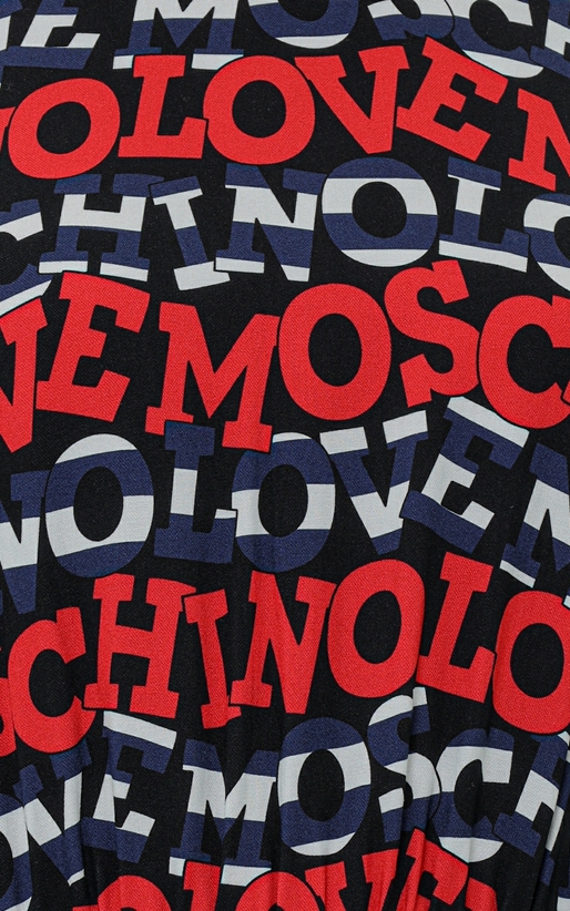 LOVE MOSCHINO-Rochie maxi cu imprimeu grafic logo